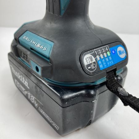  MAKITA マキタ 18V 充電式インパクトドライバ バッテリ1個 ※充電器なし TD173D ブルー