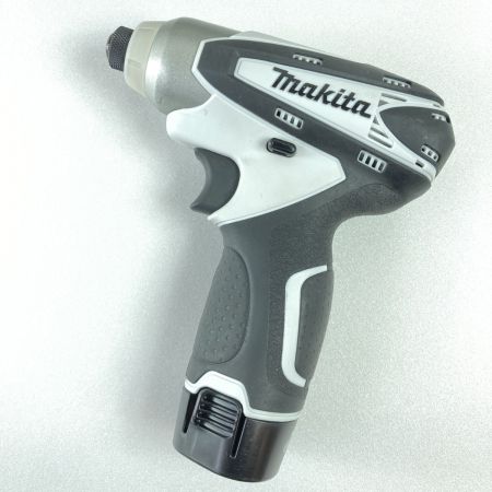 MAKITA マキタ 10.8V 充電式インパクトドライバ (バッテリ1個・充電器・ケース付） TD090DWSPW ホワイト×ブラック