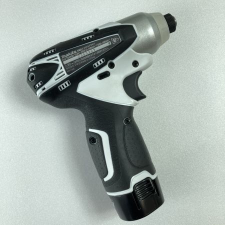  MAKITA マキタ 10.8V 充電式インパクトドライバ (バッテリ1個・充電器・ケース付） TD090DWSPW ホワイト×ブラック