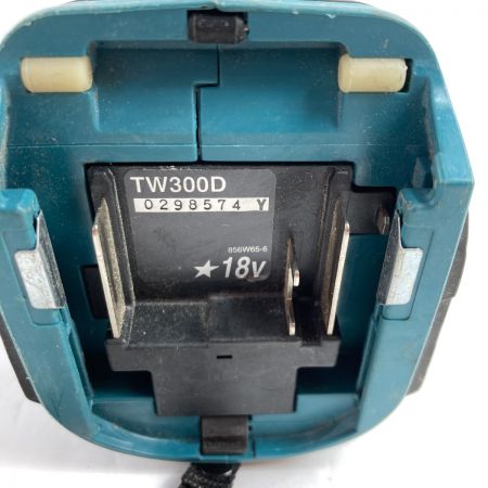  MAKITA マキタ 18V 充電式インパクトレンチ 差込角12.7mm バッテリ1個付 ※充電器なし TW300D ブルー
