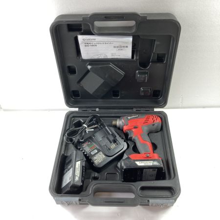 KYOCERA キョウセラ 18V 充電式インパクトドライバ (バッテリ2個・充電器・ケース付) BID-1805 レッド