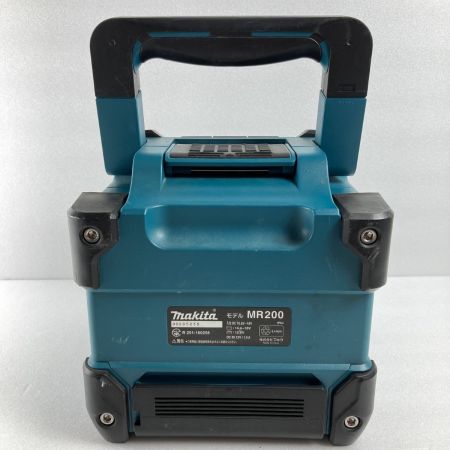  MAKITA マキタ 14.4V~18V 充電式スピーカー Bluetooth 本体のみ MR200 ブルー