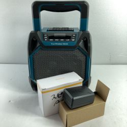 ＊＊ MAKITA マキタ 10.8~18V 充電式スピーカー 本体のみ Bluetooth ワイヤレススピーカー MR203 ブルー Bランク