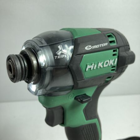 HiKOKI ハイコーキ 10.8V コードレスインパクトドライバ (バッテリ2個・充電器・ケース） WH12DCA2LS グリーン