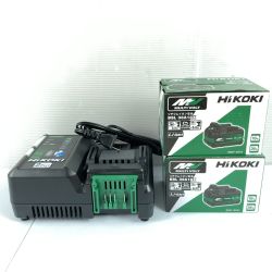 ＊＊ HiKOKI ハイコーキ 36V/2.5Ahマルチボルトバッテリ2個 & 2ポート急速充電器セット ※PSEマークあり (2) BSL36A18X Sランク