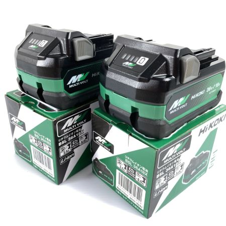  HiKOKI ハイコーキ 36V/2.5Ahマルチボルトバッテリ2個 & 2ポート急速充電器セット ※PSEマークあり (2) BSL36A18X
