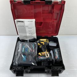 ＊＊ MAKITA マキタ 40Vmax 充電式インパクトドライバ (バッテリ2個・充電器・ケース付) (2) TD002GDXFY イエロー ※PSEマーク有 Nランク
