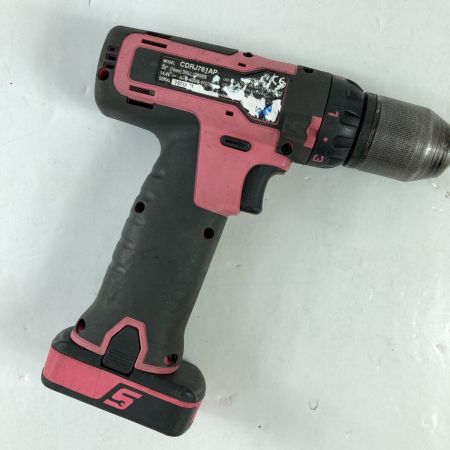  Snap-on スナップオン 14.4V コードレスドライバドリル バッテリ1個付 ※充電器なし CDRJ761AP ブラック×ピンク