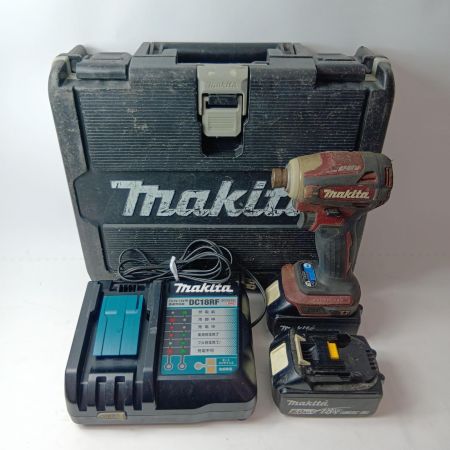 MAKITA マキタ インパクトドライバ TD172DGXAP パープル 充電器・充電池2個・ケース付 コードレス式 18v 6.0Ah