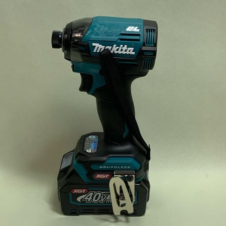  MAKITA マキタ 40V　充電式インパクトドライバ　充電器・充電池2個・ケース付 TD002DRDX ブルー
