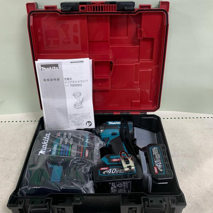 MAKITA マキタ 40V 充電式インパクトドライバ 充電器・充電池2個 