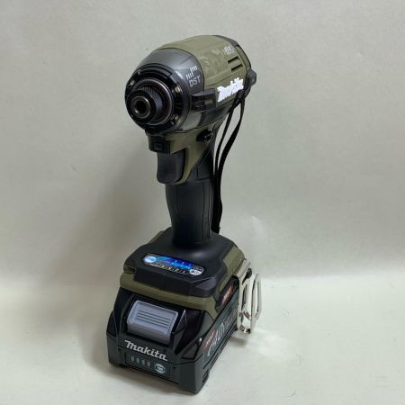  MAKITA マキタ 40v　充電式インパクトドライバ　充電器・充電池2個・ケース付  TD002GRDXO オリーブ