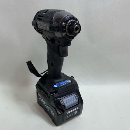  MAKITA マキタ 充電式インパクトドライバ　充電器・充電池2個・ケース付　40v 2.5Ah TD002GRDXB ブラック