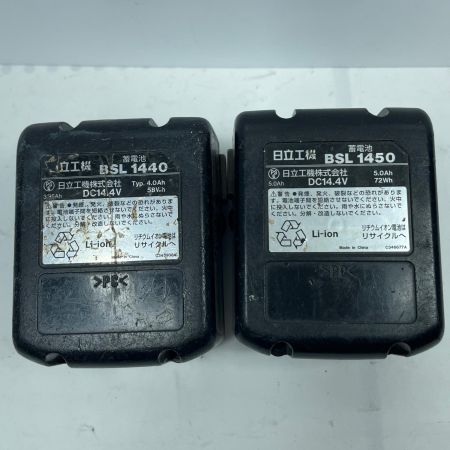 HiKOKI ハイコーキ インパクトドライバ WH14DDL2 ブラック 充電器・充電池2個・ケース付 コードレス式 14.4v 4.0/5.0Ah 982174 使用感有
