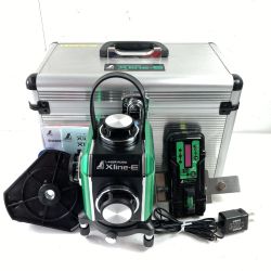 シンワ測定 グリーンレーザー墨出し器 (ACアダプター・受光器・ケース付 ※校正歴不明 71610 グリーン Bランク