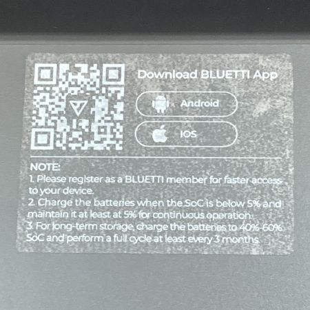  BLUETTI ポータブル電源 448Wh/700W AC50B