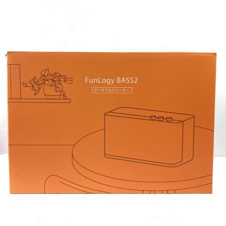  FunLogy ポータブルスピーカー  BASS2 ブラック 未使用品