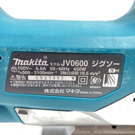 MAKITA マキタ ジグソー コード式 ケース付 JV0600 ブルー