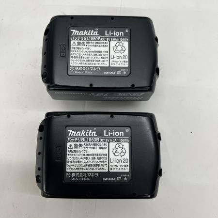  MAKITA マキタ 充電式インパクトドライバ 18V 6Ah バッテリ2本 充電器 ケース付 TD173D ブルー 未使用品