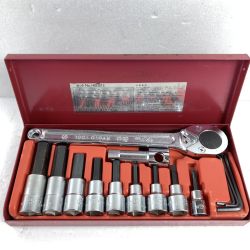 ＊＊ KTC ケーティーシー ヘキサゴンレンチセット 12.7sq ケース付 13pc HB3013 Cランク