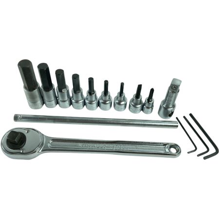  KTC ケーティーシー ヘキサゴンレンチセット 12.7sq ケース付 13pc HB3013
