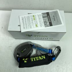 ＊＊ TITAN REELOCK mini シングル フルハーネス用巻取式ランヤード 新規格 (12) No.300-30 ブラック Sランク