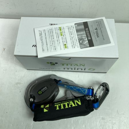  TITAN REELOCK mini シングル フルハーネス用巻取式ランヤード 新規格 (12) No.300-30 ブラック
