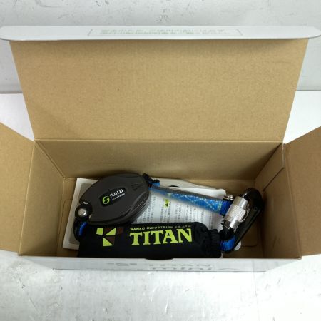  TITAN REELOCK mini シングル フルハーネス用巻取式ランヤード 新規格 (12) No.300-30 ブラック