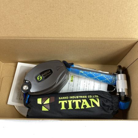  TITAN REELOCK mini シングル フルハーネス用巻取式ランヤード 新規格 (16) HL-HS-130 ブラック