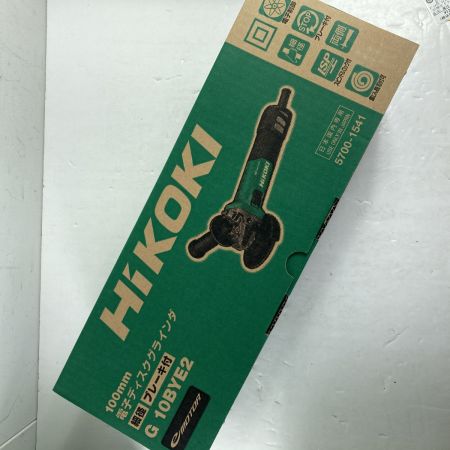  HiKOKI ハイコーキ ディスクグラインダー HiKOKI G10BYE 未開封品(N) 箱付 コード式 100mm 100v (3) G10BYE グリーン