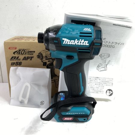  MAKITA マキタ 40Vmax 充電式インパクトドライバ 本体のみ ※バッテリ・充電器なし (2) TD002GZ ブルー