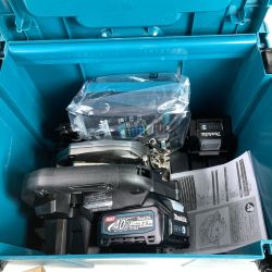 ＊＊ MAKITA マキタ 40Vmax 165mm 充電式マルノコ  鮫肌  (バッテリ2個・充電器・ケース付） HS001GRDX ブラック Sランク