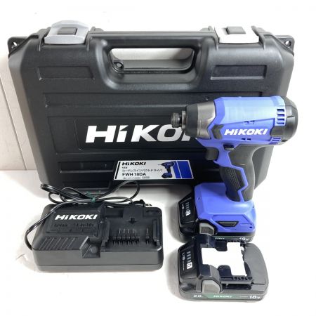  HiKOKI ハイコーキ 18V コードレスインパクトドライバ  (バッテリ2個・充電器・ケース付） FWH18DA ネイビー