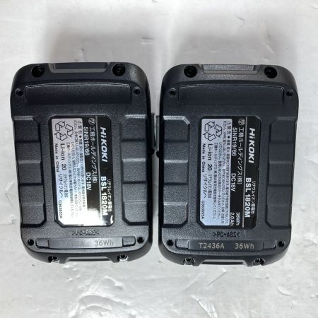  HiKOKI ハイコーキ 18V コードレスインパクトドライバ  (バッテリ2個・充電器・ケース付） FWH18DA ネイビー