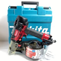 ＊＊ MAKITA マキタ 65mm 高圧エア釘打 ケース付 ケース付 AN633H レッド Bランク