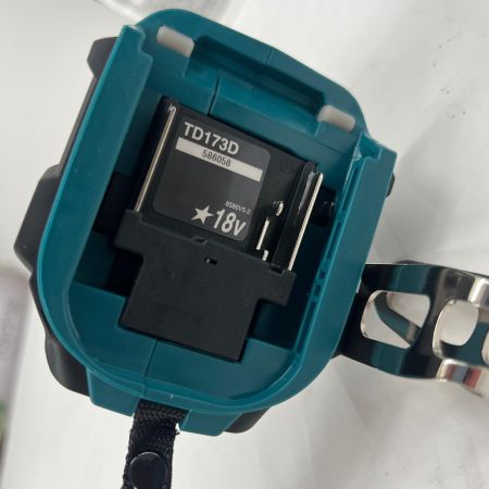  MAKITA マキタ 充電式インパクトドライバ 18V 6Ah バッテリ2本 充電器 ケース付 TD173DRGX ブルー 未使用品