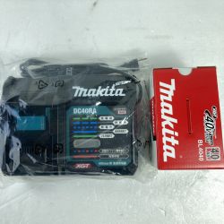 ＊＊ MAKITA マキタ 40Vmax/4.0Ah 純正バッテリ BL4040 & 急速充電器 DC40RA セット (1) Sランク