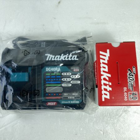  MAKITA マキタ 40Vmax/4.0Ah 純正バッテリ BL4040 & 急速充電器 DC40RA セット (1)