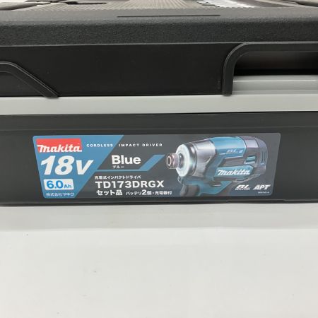  MAKITA マキタ 充電式インパクトドライバ 18v 6.0Ah TD173DRGX ブルー 未使用品