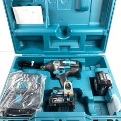 ＊＊ MAKITA マキタ 40v 充電式インパクトレンチ 【PSEマーク有】 TW001GRDX ブルー 未使用品 (2) Nランク