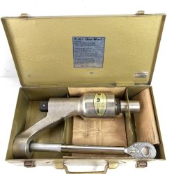 ＊＊ NOGUCHI ノグチ PAR-MAN GEAR WRENCH ギアレンチ ケース付 MPZ シルバー Bランク