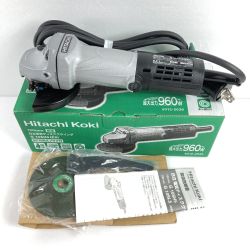 ＊＊ HITACHI 日立 100mm コード式ディスクグラインダ 本体のみ 最大出力960W G10SH5(ES) シルバー Sランク