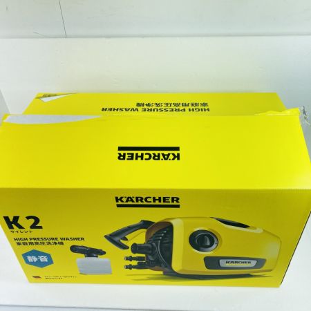  KARCHER ケルヒャー 高圧洗浄機 K2サイレント 付属品完備 ※外箱破れあり K2ｻｲﾚﾝﾄ イエロー
