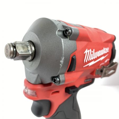  Milwaukee 12V コードレスインパクトレンチ バッテリ1個・ケース付 ※充電器なし M12 FUEL レッド×ブラック