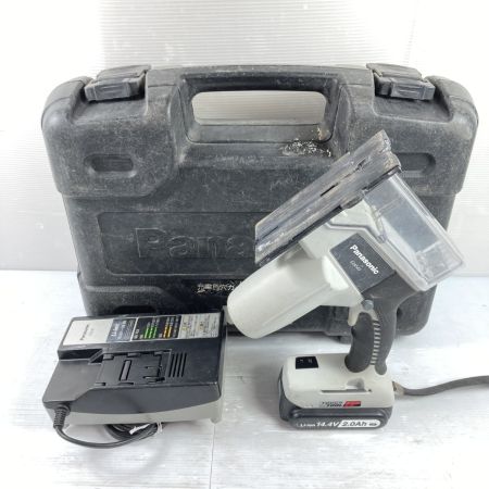  Panasonic パナソニック 14.4V 充電角穴カッター 充電器・充電池1個・ケース付 ※PSEマークあり EZ4543 ライトグレー