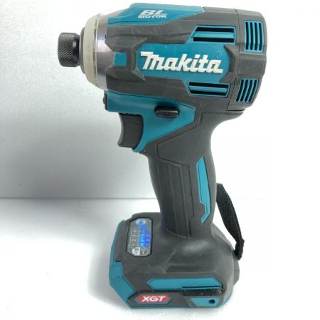  MAKITA マキタ 40Vmax 充電式インパクトドライバ (バッテリ2個・充電器・ケース付) TD001G ブルー