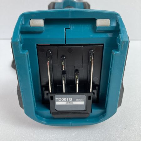  MAKITA マキタ 40Vmax 充電式インパクトドライバ (バッテリ2個・充電器・ケース付) TD001G ブルー