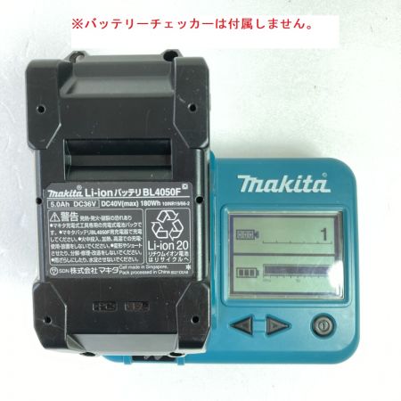  MAKITA マキタ 40Vmax/5.0Ah 純正バッテリー  高出力仕様 充電回数1回 PSEマークあり BL4050F ブラック