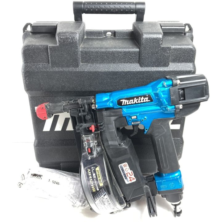 MAKITA マキタ 25~41mm 高圧エアビス打ち機 ケース付 AR412HR ブルー 