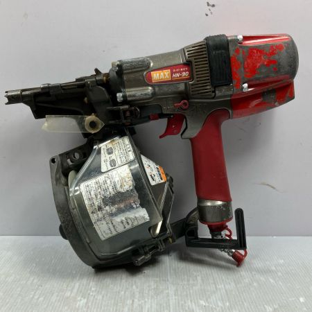 MAX マックス 高圧 90mm スーパーネイラ HN-90 レッド